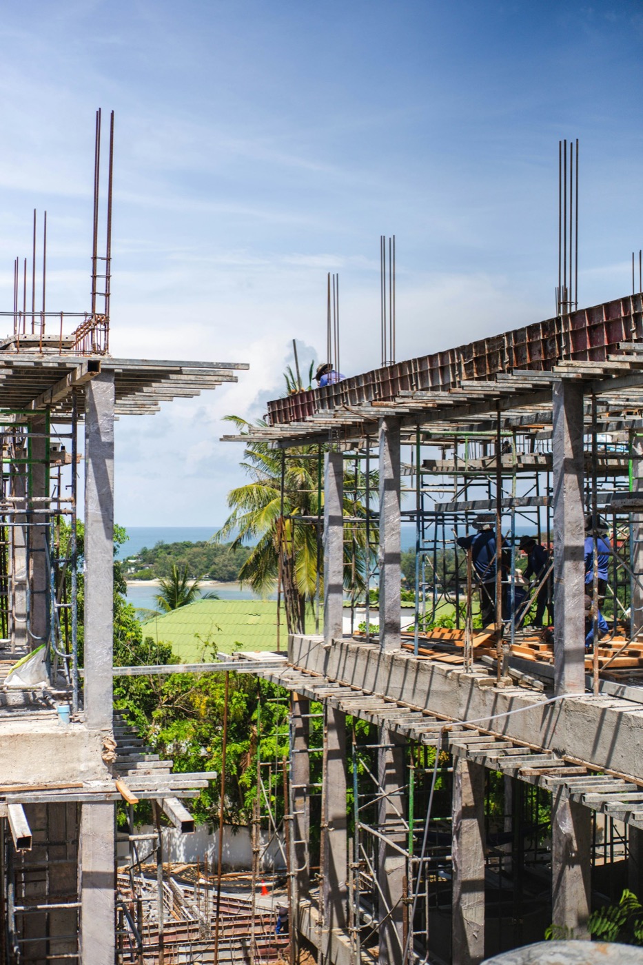 Construction site in progress